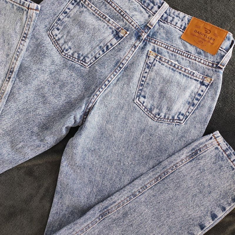 Jeans Mom Cropped Damyller Calça Feminina Damyller Usado