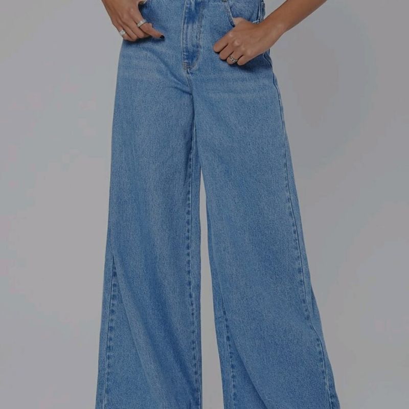 Calça Jeans Feminina Cós alto/ Cintura alta/ Aesthetic SHEIN