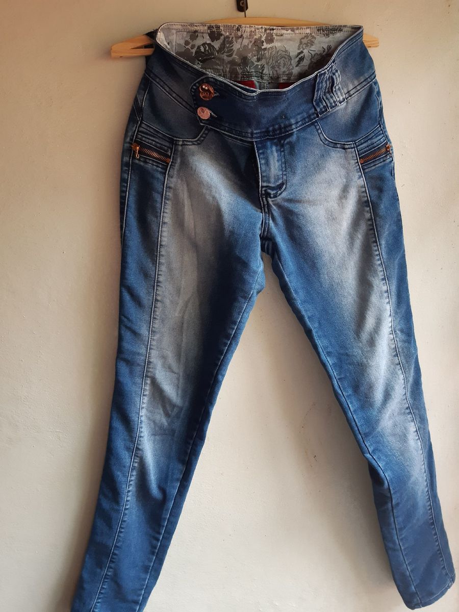 jeans preta bronze