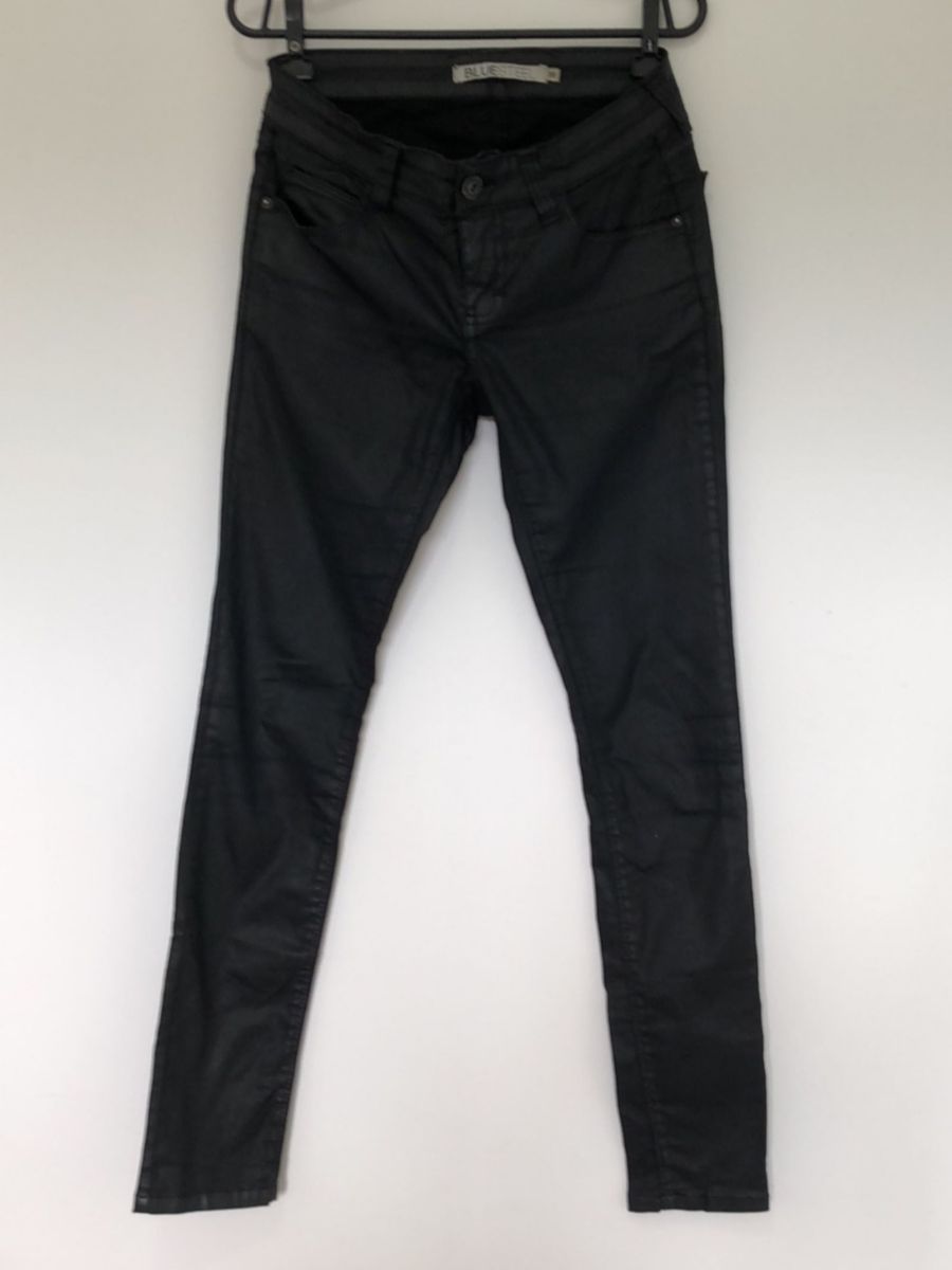 jeans resinado feminino