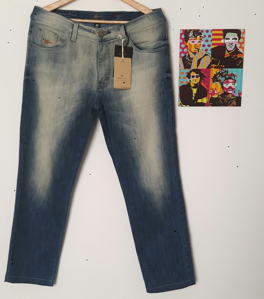 calça jeans masculina sallo