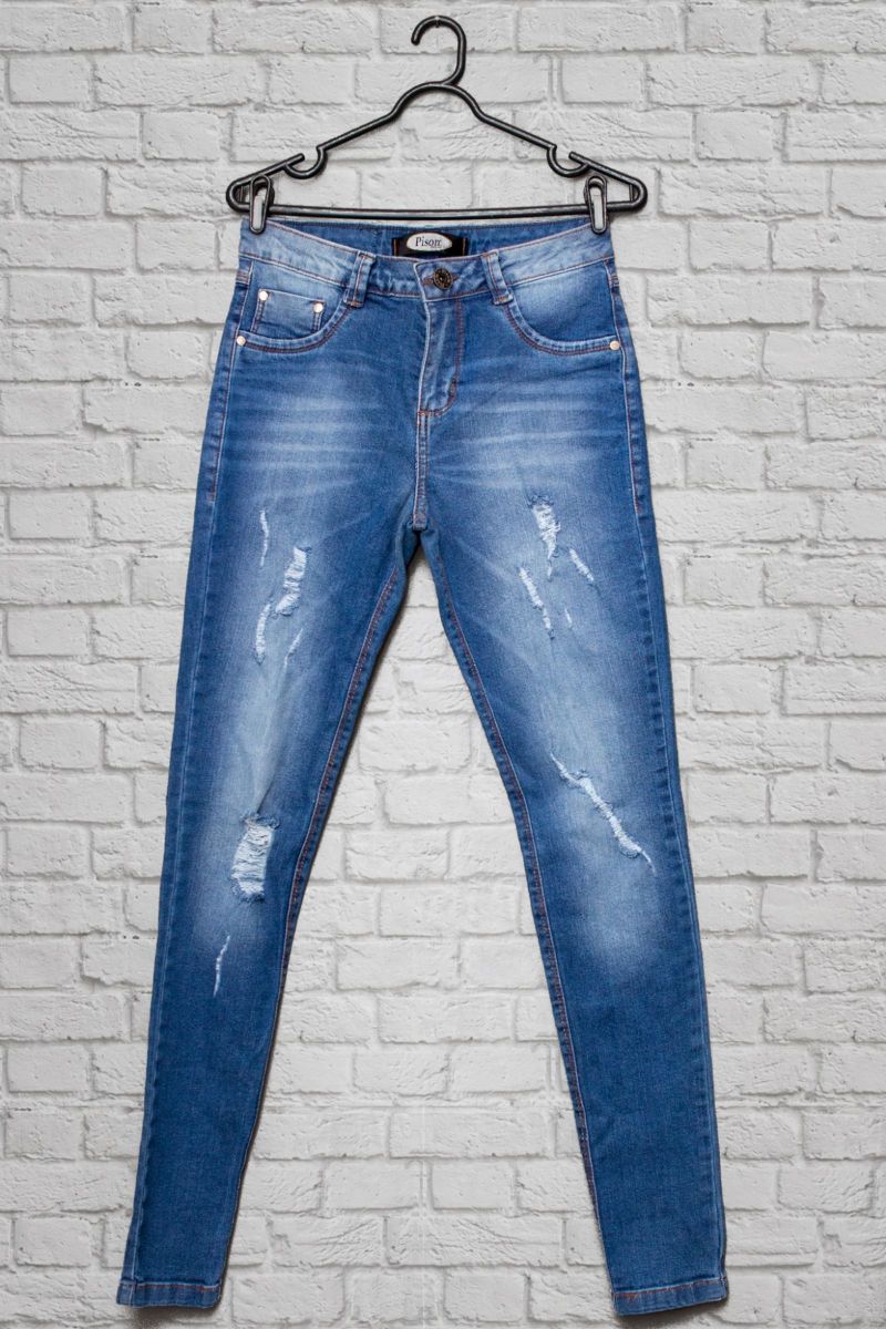 jeans skinny - calças sem marca