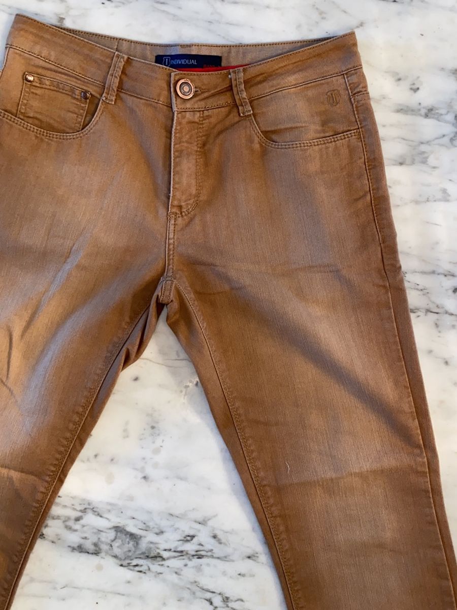 calça terracota masculina