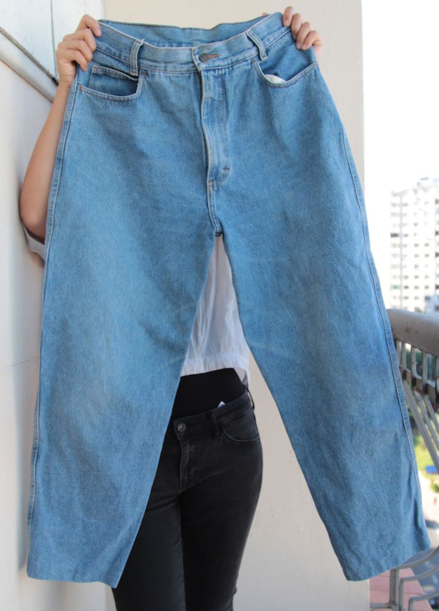 jeans vintage cintura alta