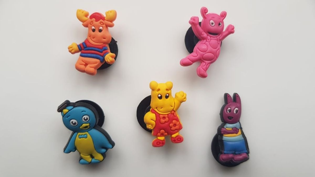 Jibbitz Crocs Original!!! Backyardigans ! Kit com 5 Item Infantil