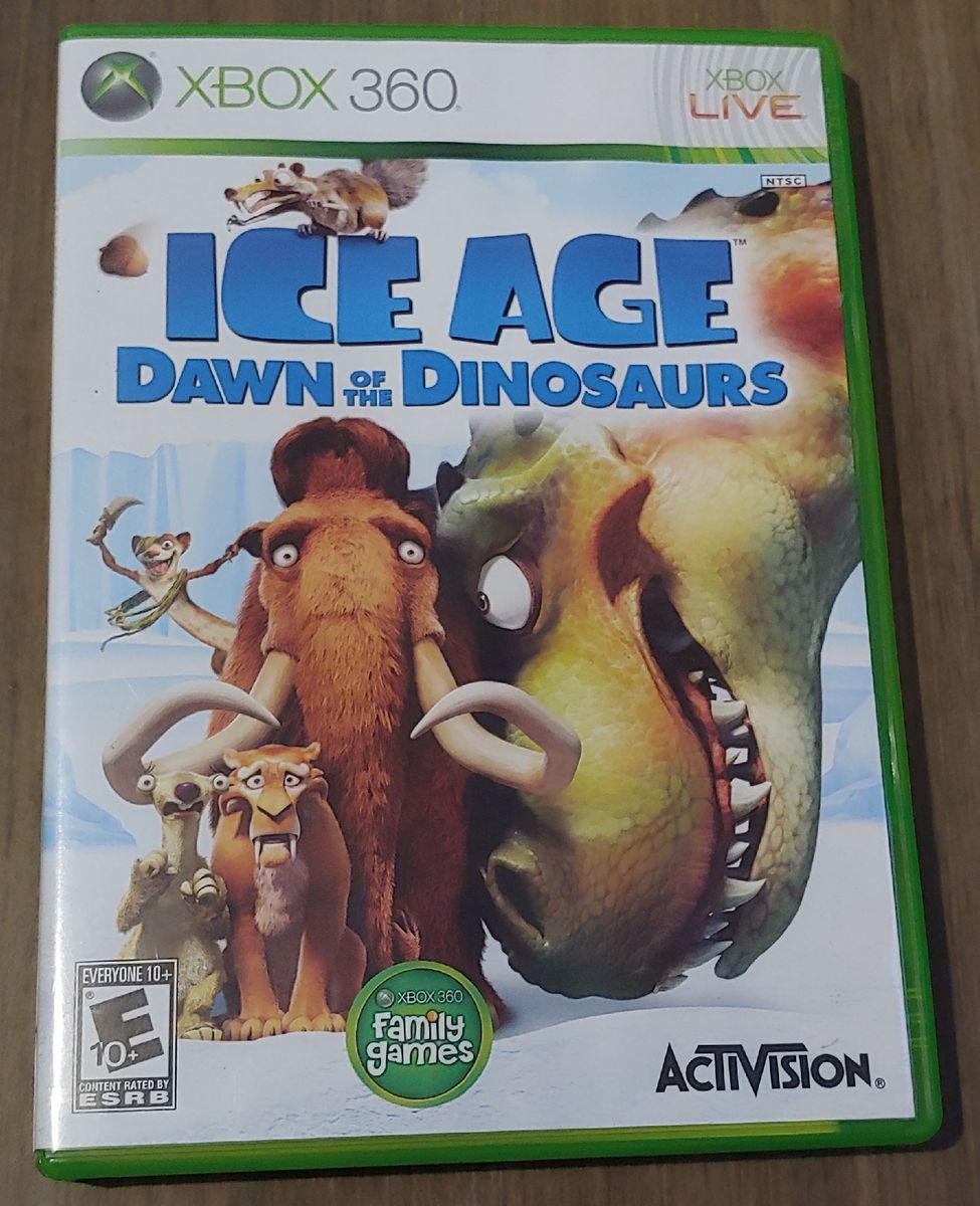 ICE AGE 3 - DAWN OF THE DINOSAURS: A ERA DO GELO 3 - DESPERTAR DOS  DINOSSAUROS [PS2/XBOX 360/PS3/Wii/PC] (PT-BR) 