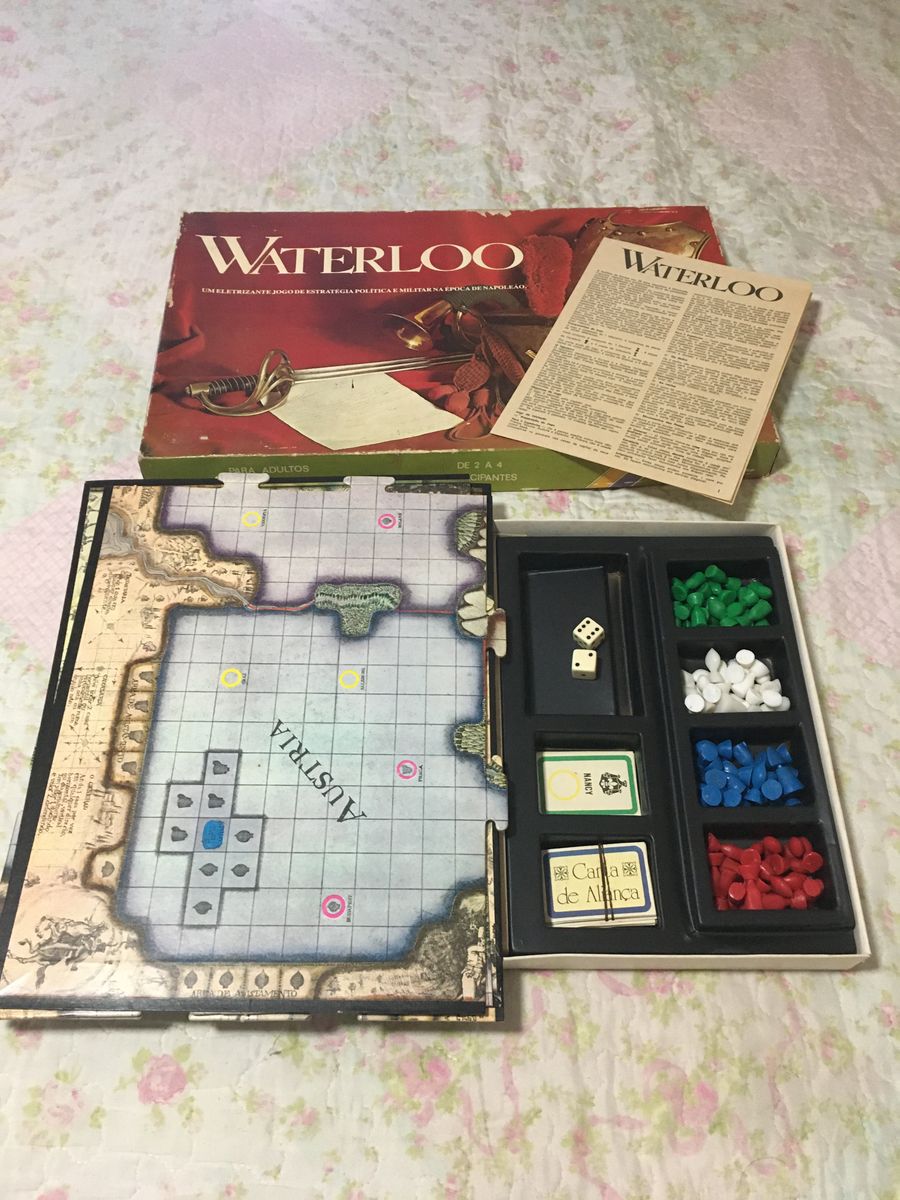 Jogo Antigo Waterloo | Jogo de Tabuleiro Usado 69695462 | enjoei