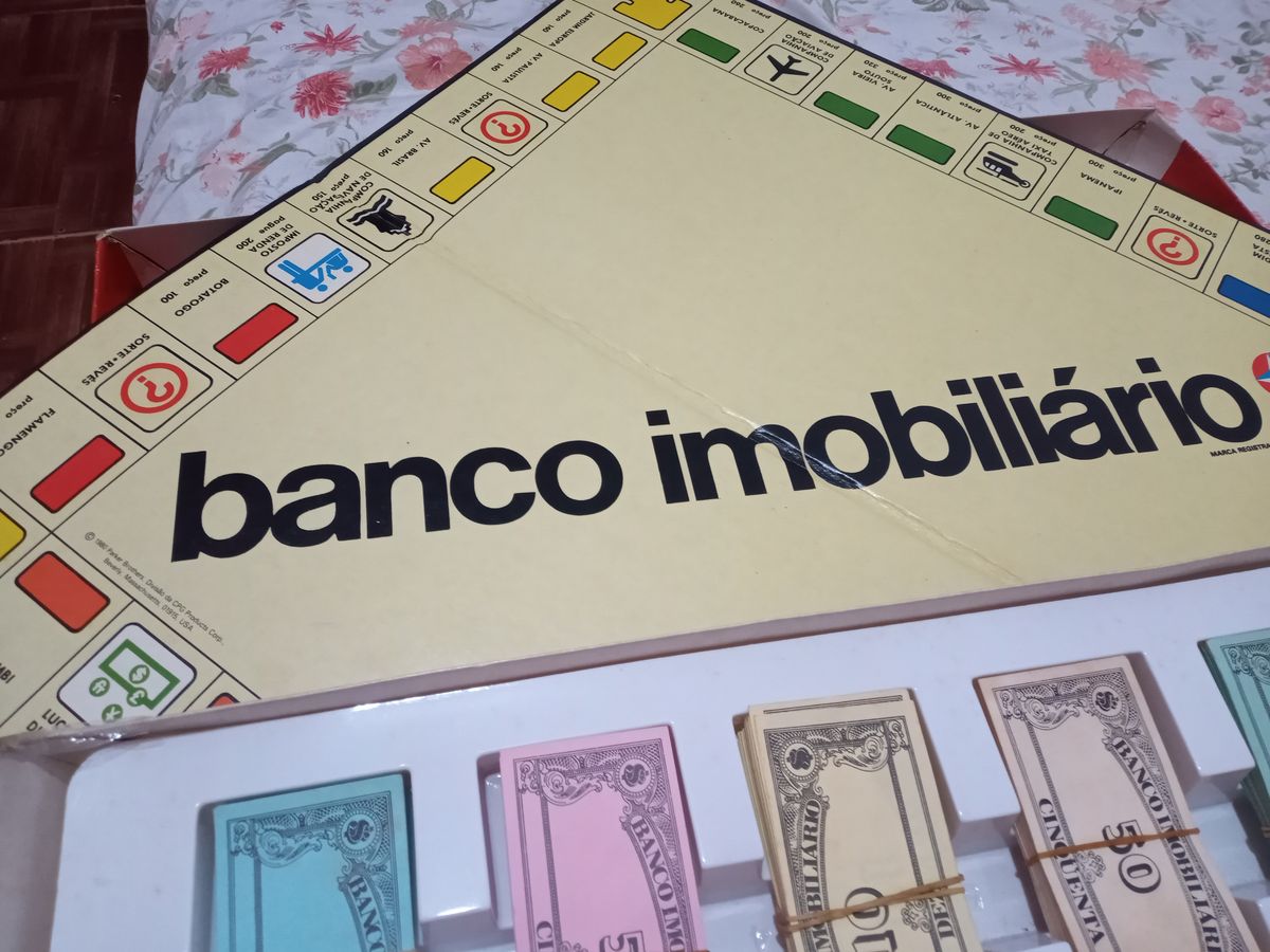 Jogo Banco Imobiliário Antigo da Estrela | Jogo de Tabuleiro Estrela ...