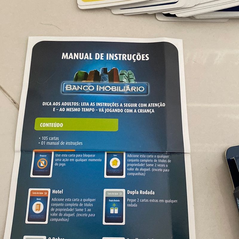 Saiba como jogar o Banco Imobiliário de Cartas