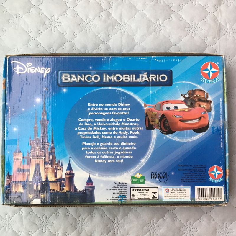 Jogo de Tabuleiro Banco Imobiliário Disney - Estrela em Promoção