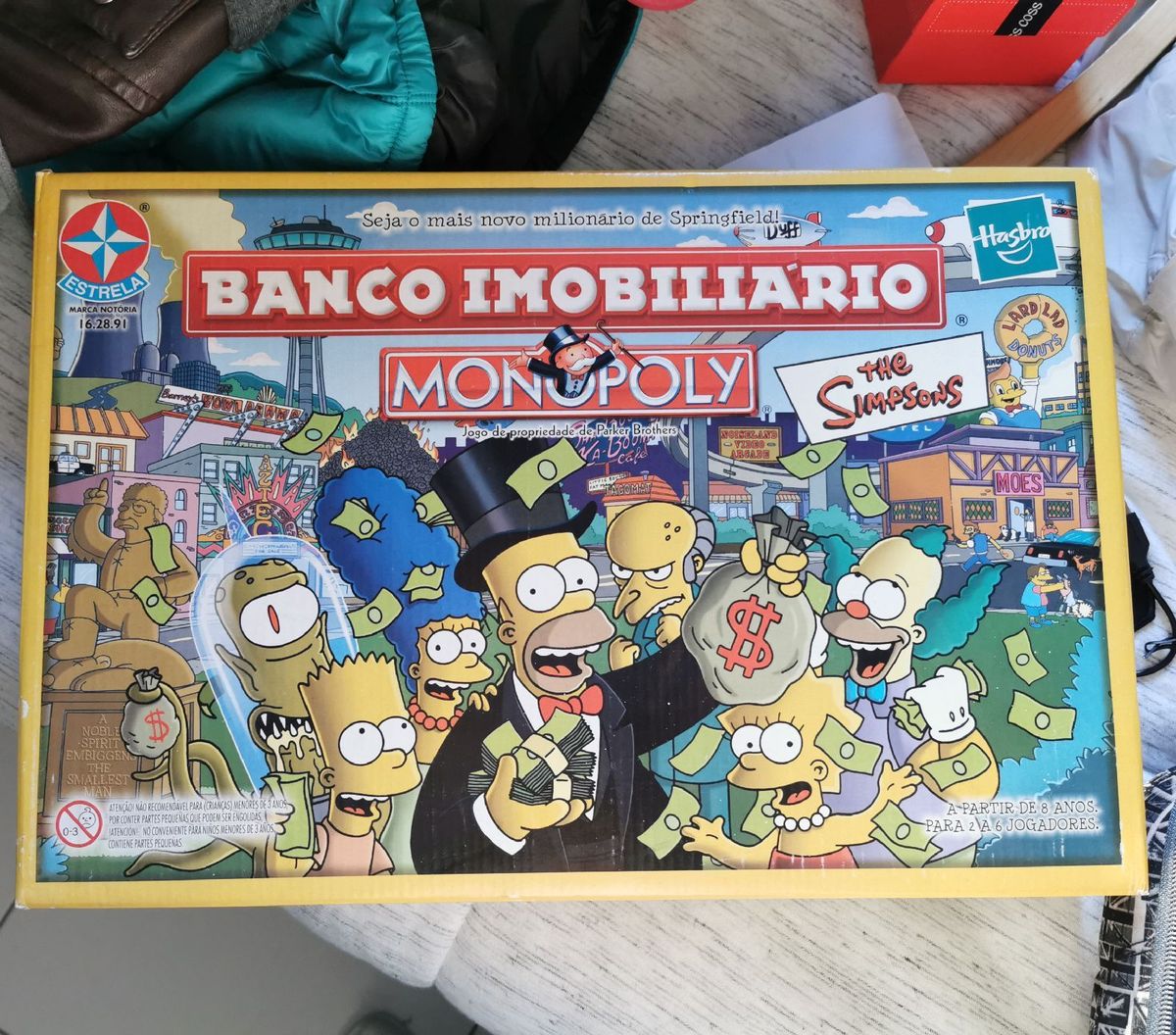 Jogo Banco Imobiliário Dos Simpsons | Brinquedo Estrela Usado 44619091 ...