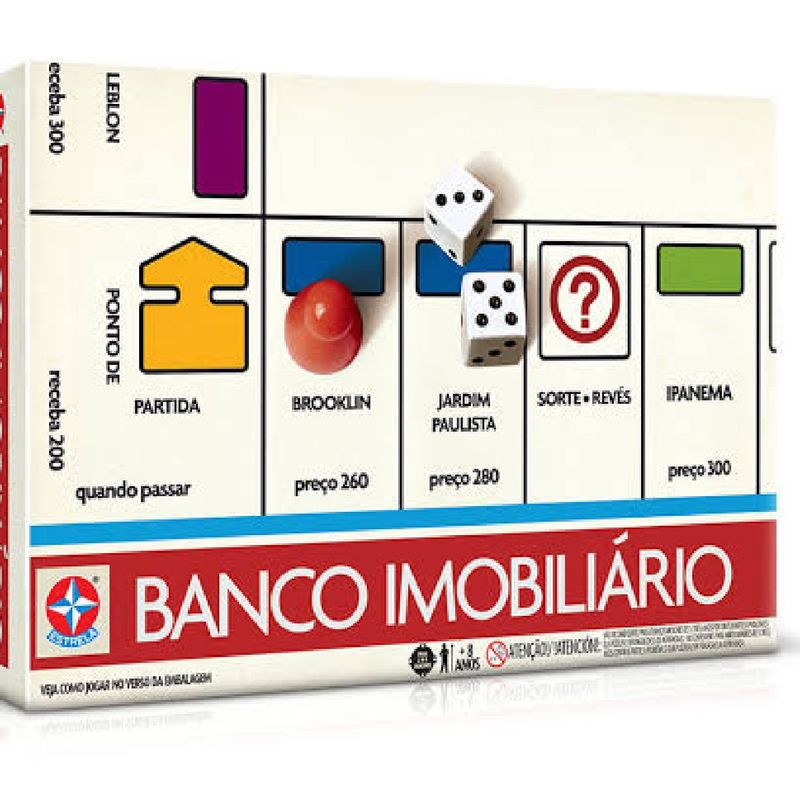 Jogo Banco Imobiliário Com Aplicativo Original Estrela