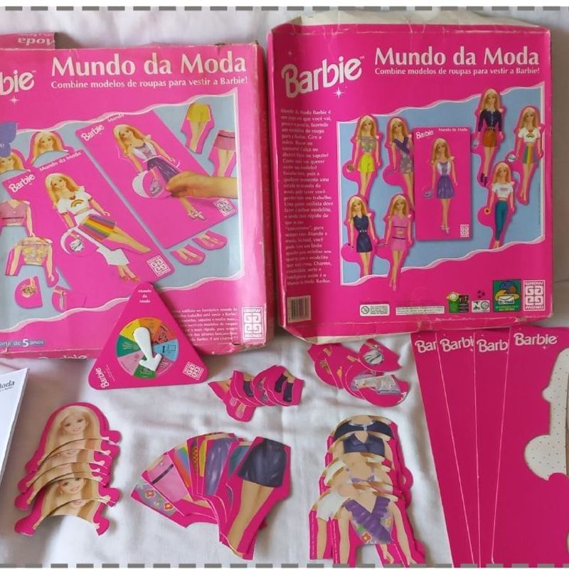 Jogo Barbie Mundo da Moda Raro Antigo