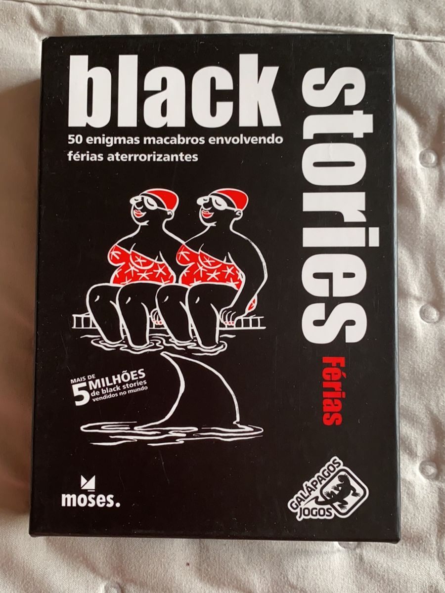 Jogo Black Stories Versão Ferias Jogo De Tabuleiro Galápagos Jogos Nunca Usado 66339918 Enjoei