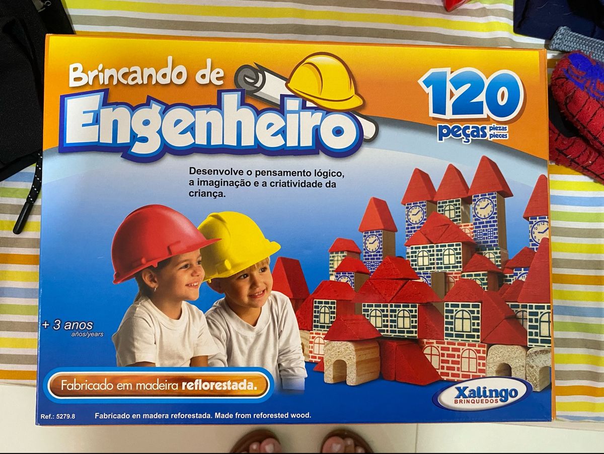 Jogo Brincando De Engenheiro Brinquedo Xalingo Nunca Usado 81432287 Enjoei