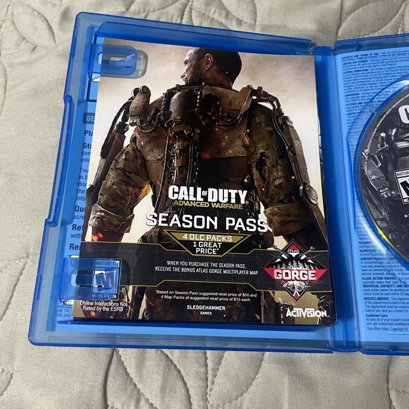 Jogo Call Of Duty Advanced Warfare Ps4