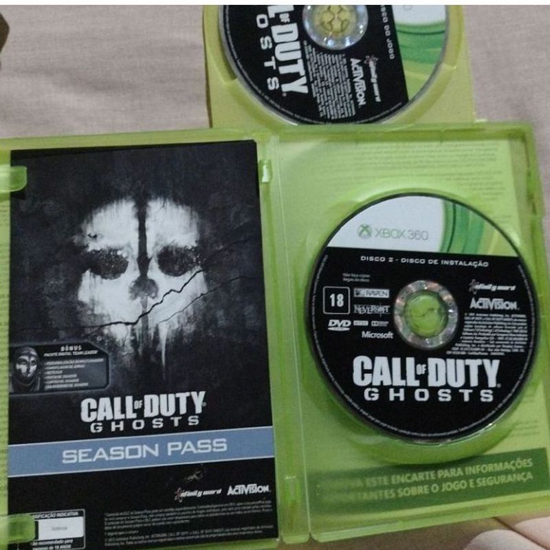 Call of duty Ghosts Xbox 360 original em mídia física