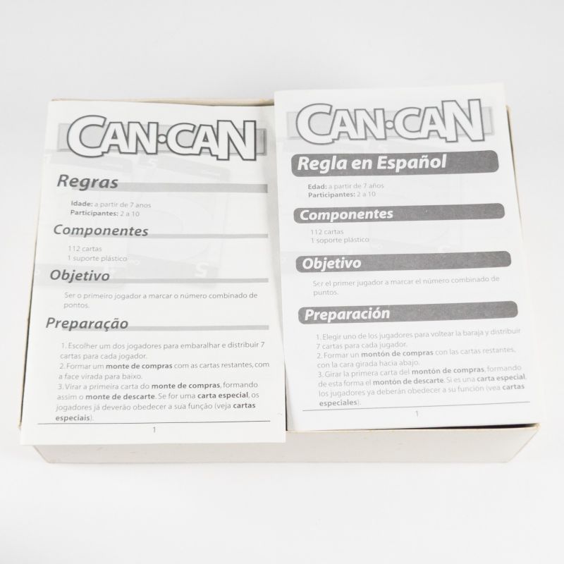 Jogo Can.can Antigo Da Grow. Completo C/ Manual