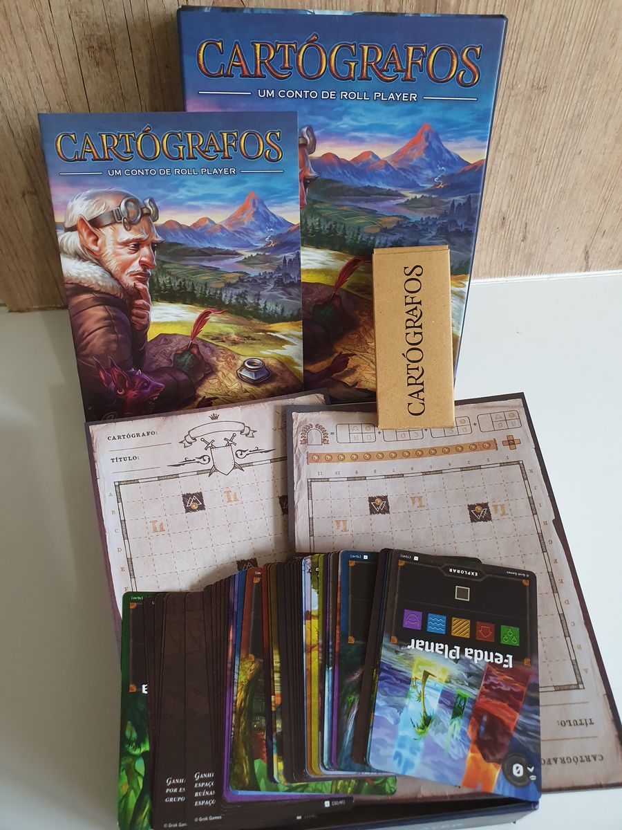 Jogo Cartógrafos | Jogo de Tabuleiro Cartógrafos Usado 60557457 | enjoei