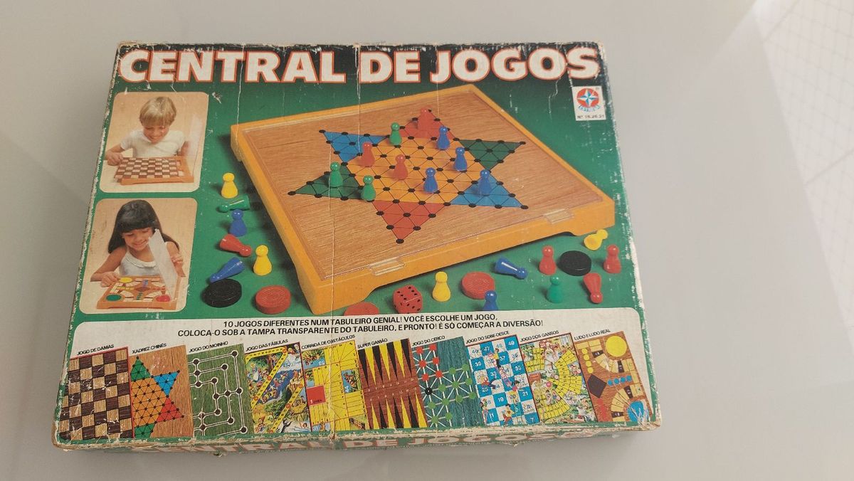 Jogo Central de Jogos Estrela Anos 80/90 | Jogo de Tabuleiro Estrela ...