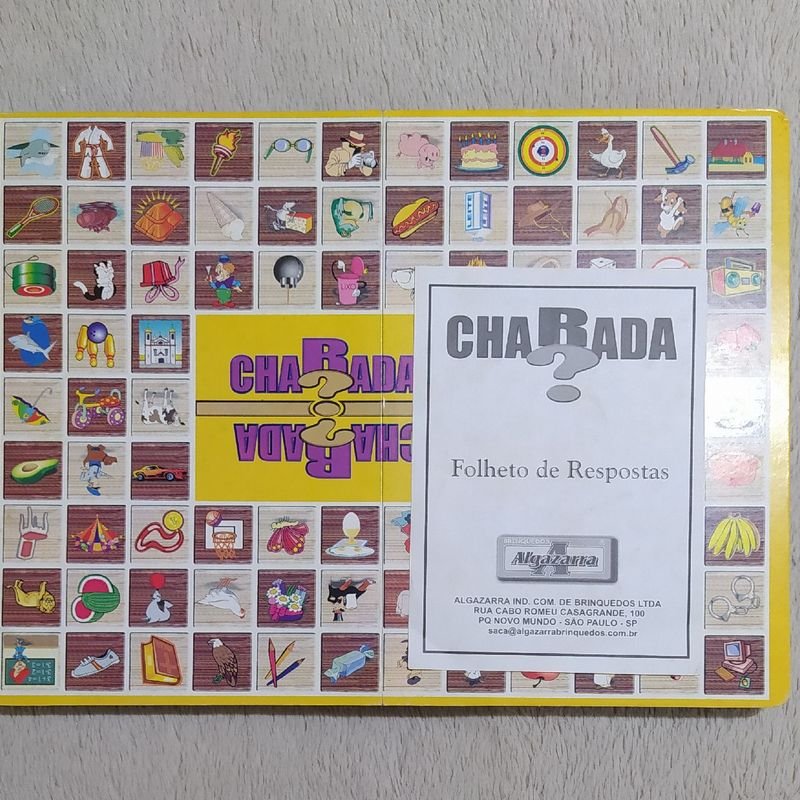 Jogo Charada 1 - 303392 - Algazarra – Jessica Presentes