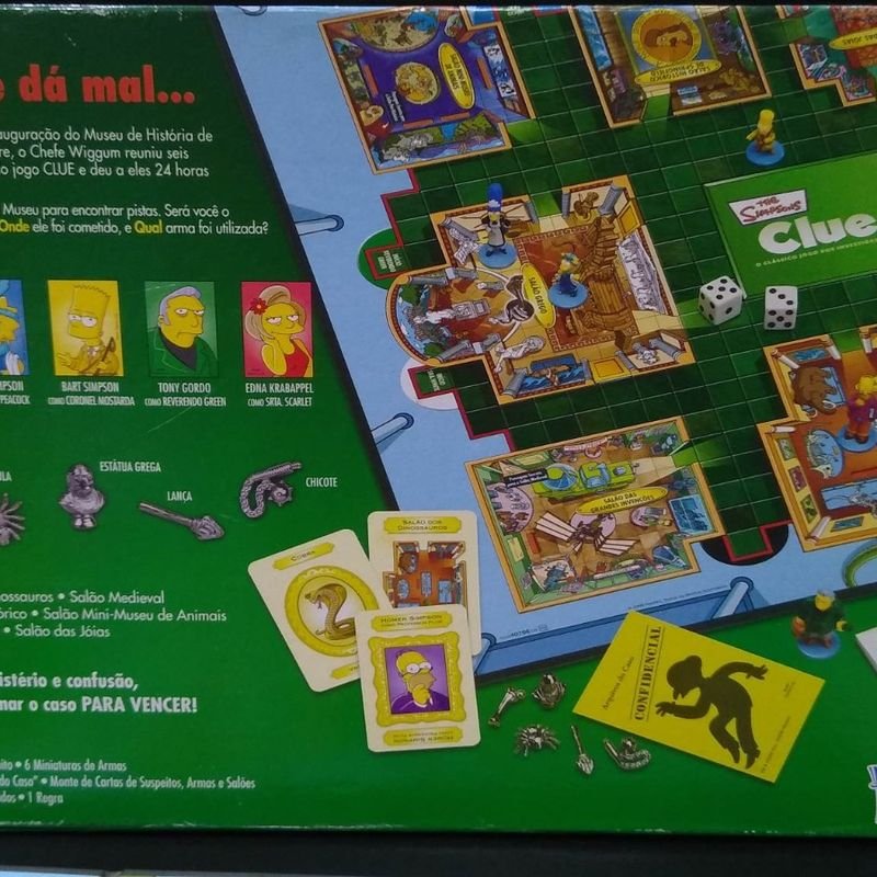 The Game Of Life - Simpsons Edition | Jogo de Tabuleiro Hasbro Usado  1404588 | enjoei