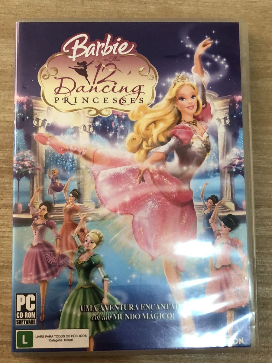 Jogo Barbie 12 Princesas Bailarinas Playstation 2