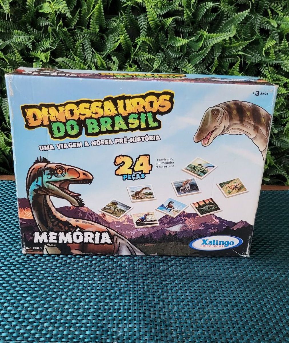 Jogo da Memória Dinossauros | Brinquedo para Bebês Xalingo Usado ...
