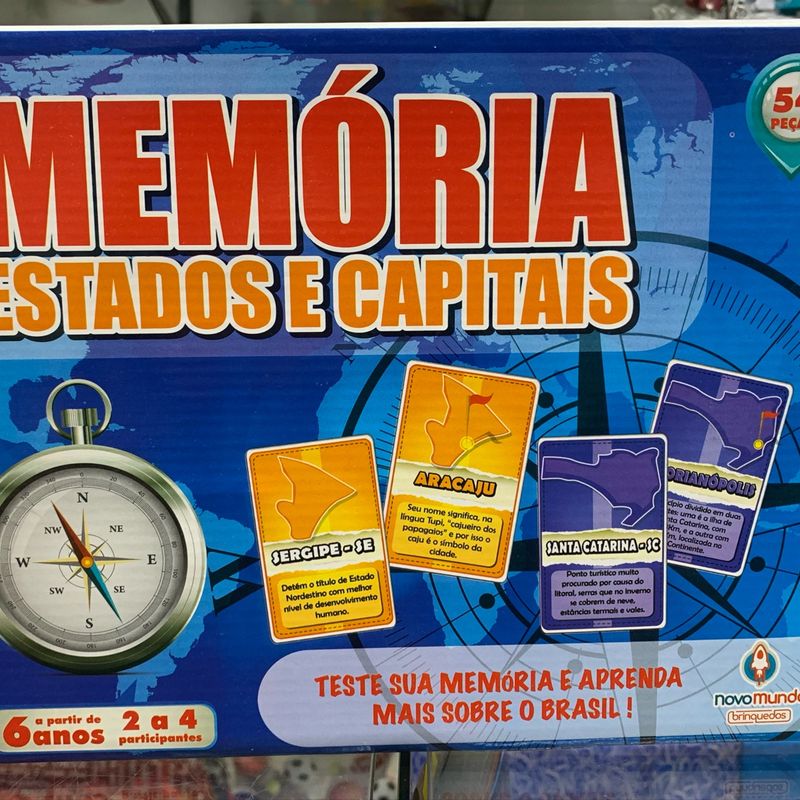 Jogo da Memória Estados do Brasil
