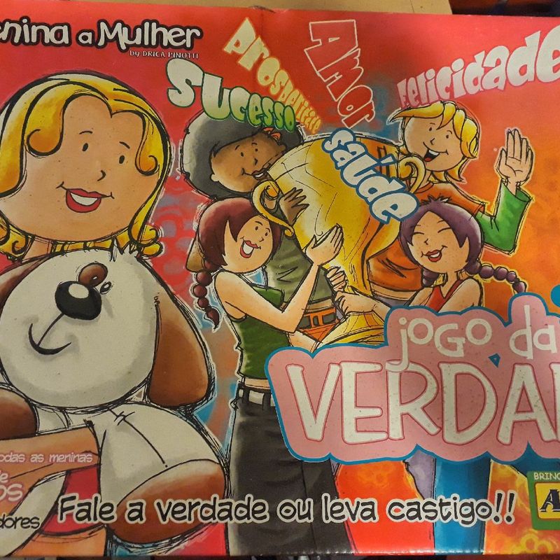 Jogo da Verdade - de Menina À Mulher - de Tabuleiro da Marca Algazarra  Brinquedos | Jogo de Tabuleiro Algazarra Usado 39300444 | enjoei