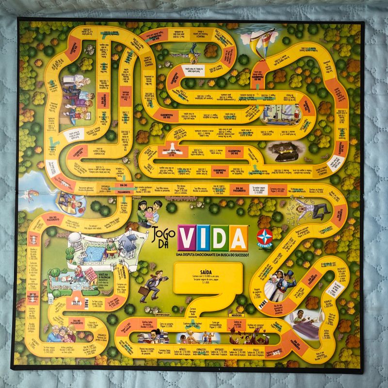 Jogo da Vida Estrela Completo Antigo e Raro em 1992 | Jogo de Tabuleiro  Estrela Usado 68123808 | enjoei