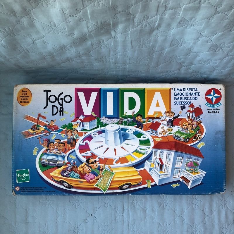 Jogo da Vida Antiga | Jogo de Tabuleiro Estrela Usado 19320815 | enjoei