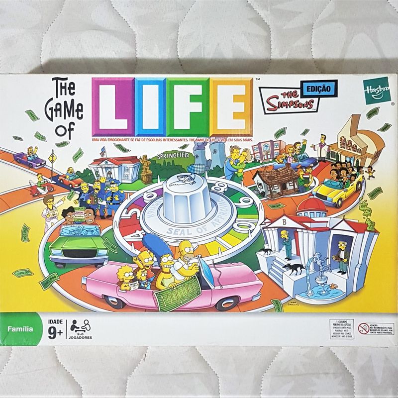 The Game Of Life - Simpsons Edition, Jogo de Tabuleiro Hasbro Usado  1404588