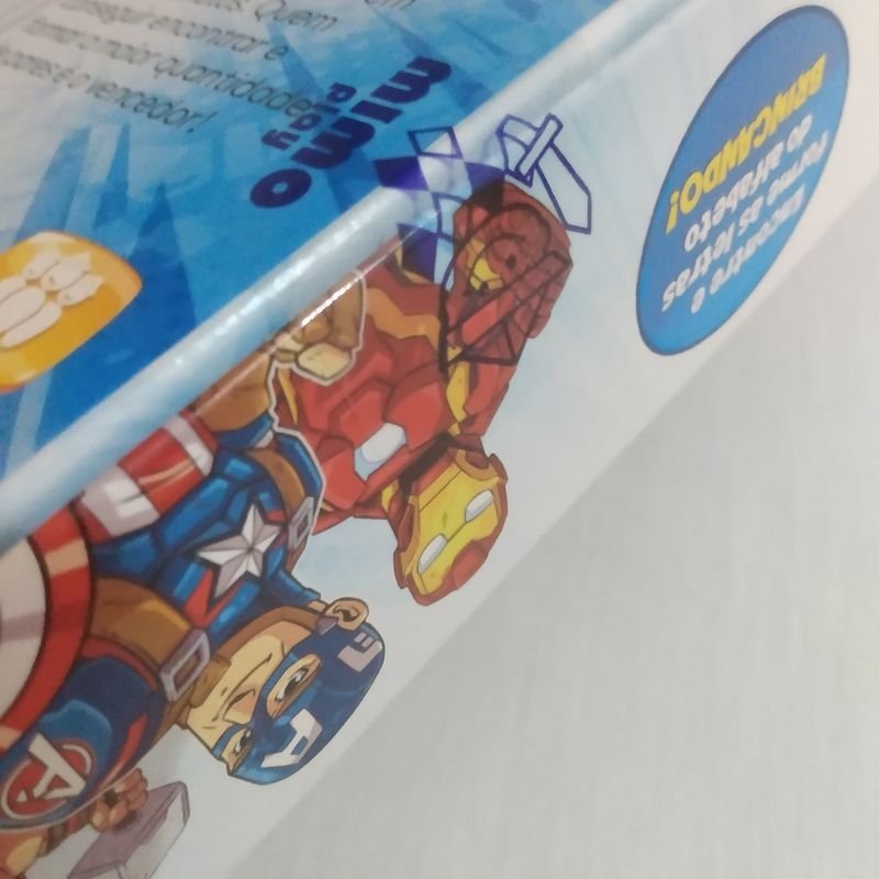 Jogo Educativo Marvel Formando Os Nomes 29 Peças Percepção Visual  Coordenação Motora + De 3 Anos Mimo Toys - 2040 na Americanas Empresas