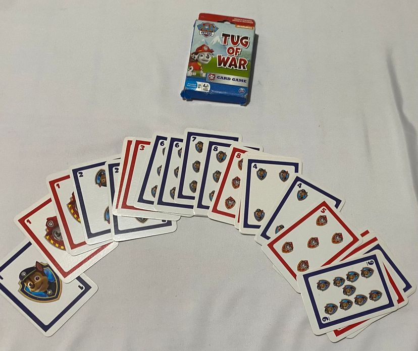 Jogo de Cartas Patrulha Canina Paw Patrol Tug Of War - Original ...