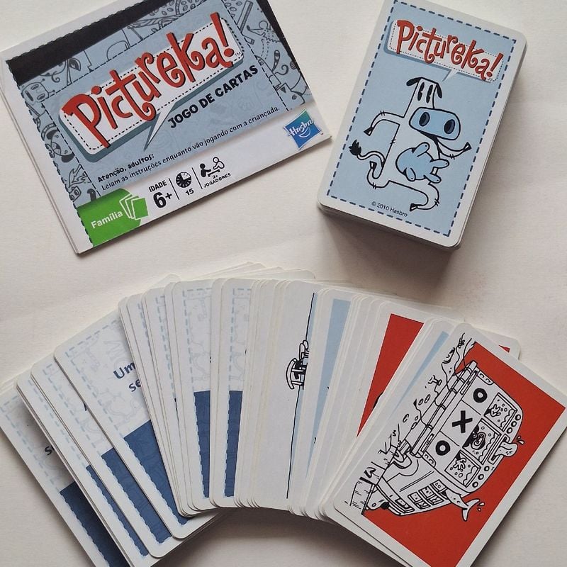 Jogo de Cartas Pictureka Jogo de Tabuleiro Hasbro Usado 111807109 enjoei