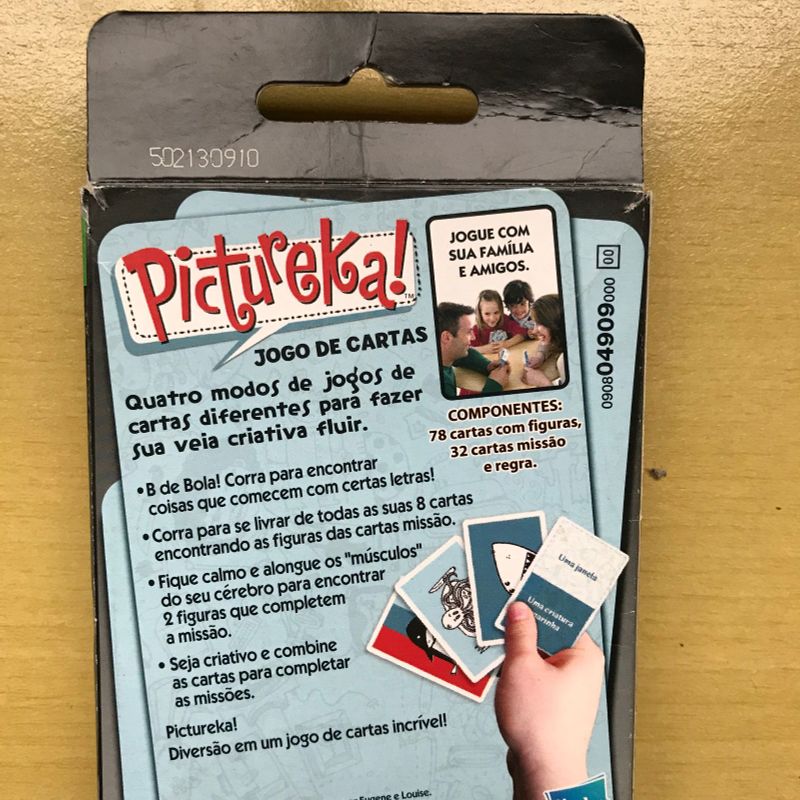 Jogo de Cartas Pictureka Item Infantil Hasbro Usado 42128036 enjoei