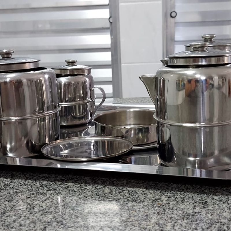 Conjunto de Café e Chá Inox Meridional | Móvel de Cozinha Meridional Nunca  Usado 40115245 | enjoei