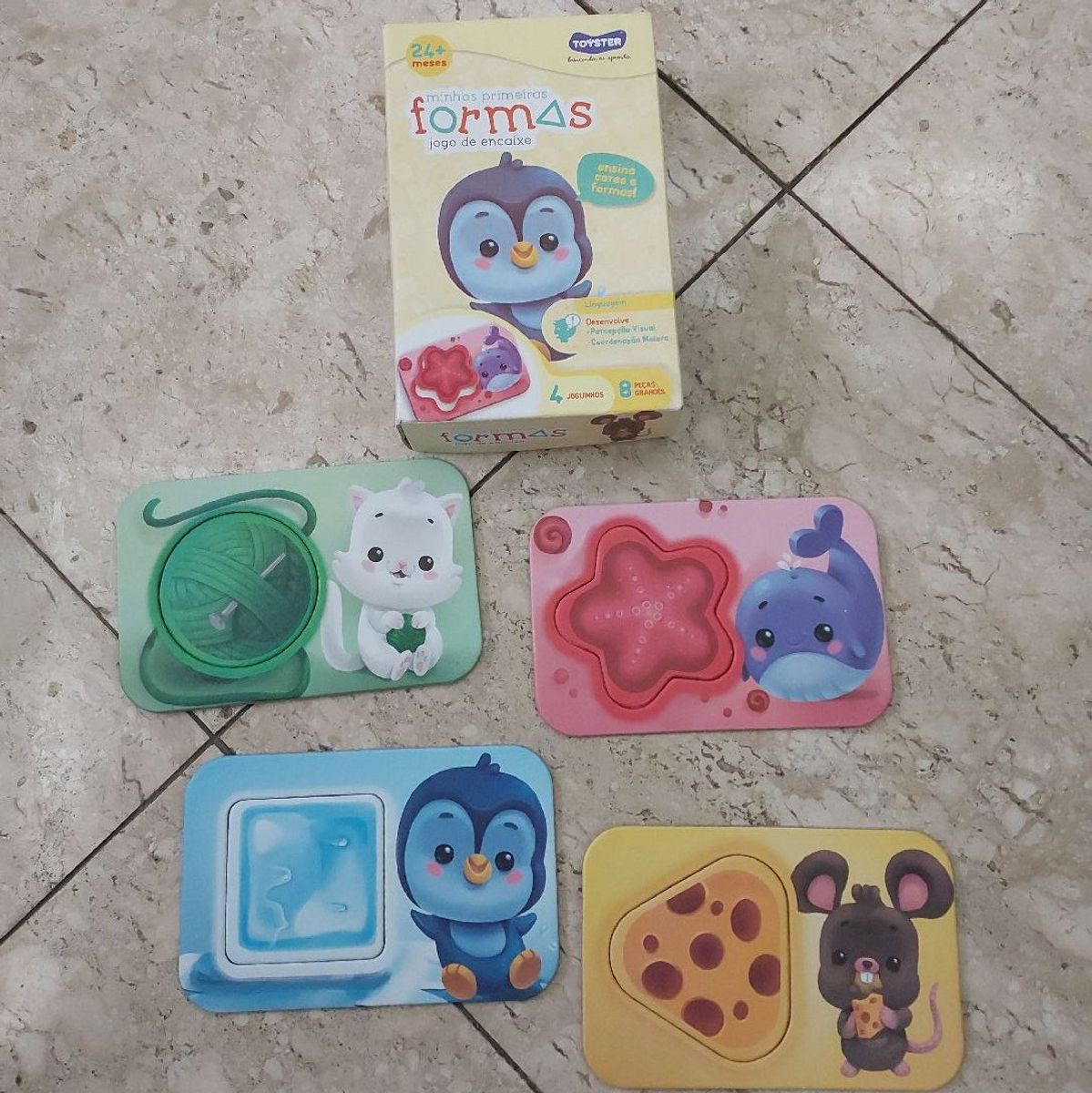 Jogo de Encaixe - Minhas Primeiras Formas - Toyster | Brinquedo para ...