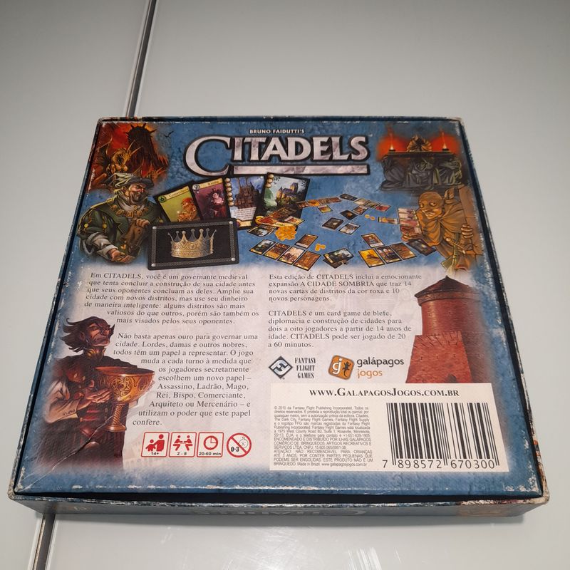 Citadels (2ª Edição Revisada) Jogo de Tabuleiro