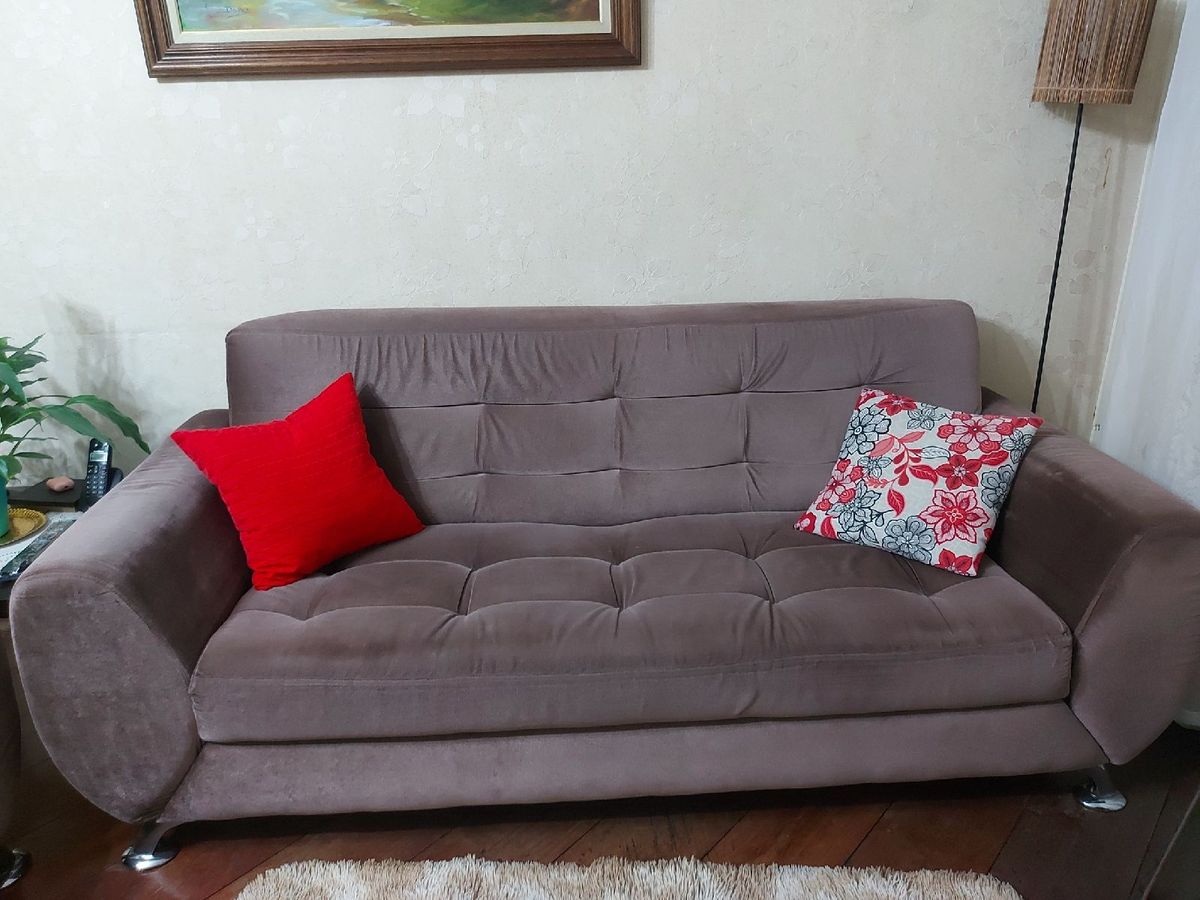 Jogo de Sofás 2 e 3 Lugares Sofá Marabraz Usado 78307365 enjoei