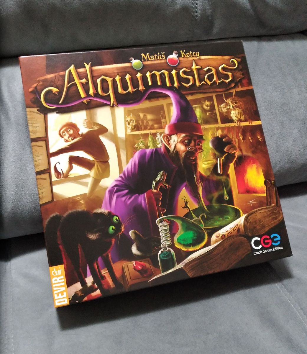 Jogo de Tabuleiro Alquimistas | Jogo de Tabuleiro Devir Usado 34804364 ...