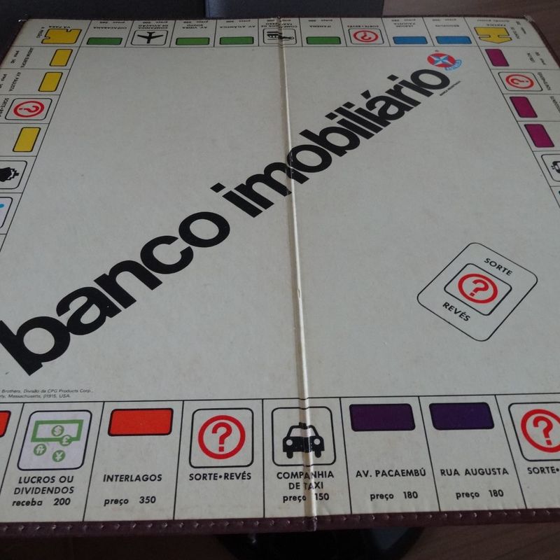 Antigo Jogo Banco Imobiliário Anos 90 Conservadíssimo! Disponível