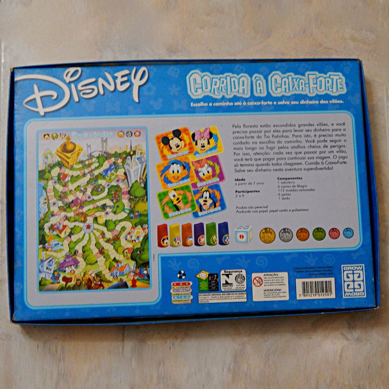 Jogo Corrida à Caixa Forte Disney Grow - 01250 - Outros Jogos