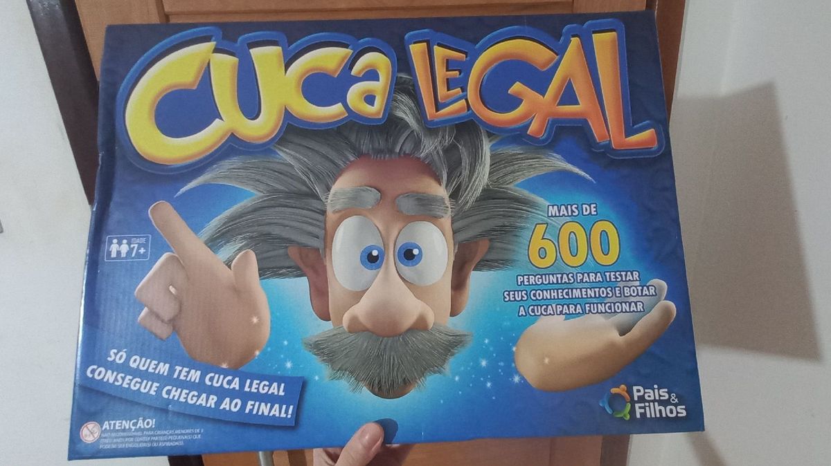 Jogo De Tabuleiro Cuca Legal Pais & Filhos + 600 Perguntas
