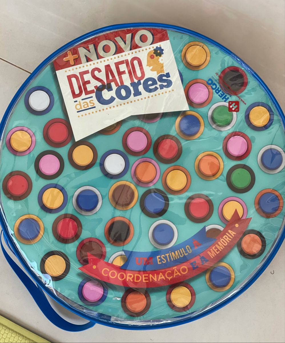 Jogo de Tabuleiro Desafio Das Cores Hergg | Jogo de Tabuleiro Hergg ...