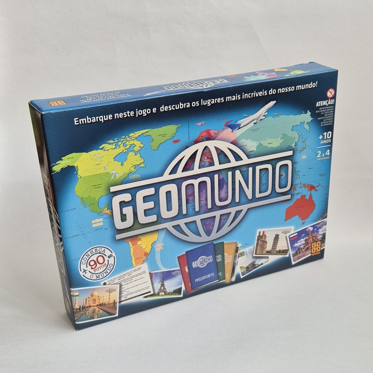 Jogo de Tabuleiro Geomundo | Jogo de Tabuleiro Grow Usado 103429485 ...