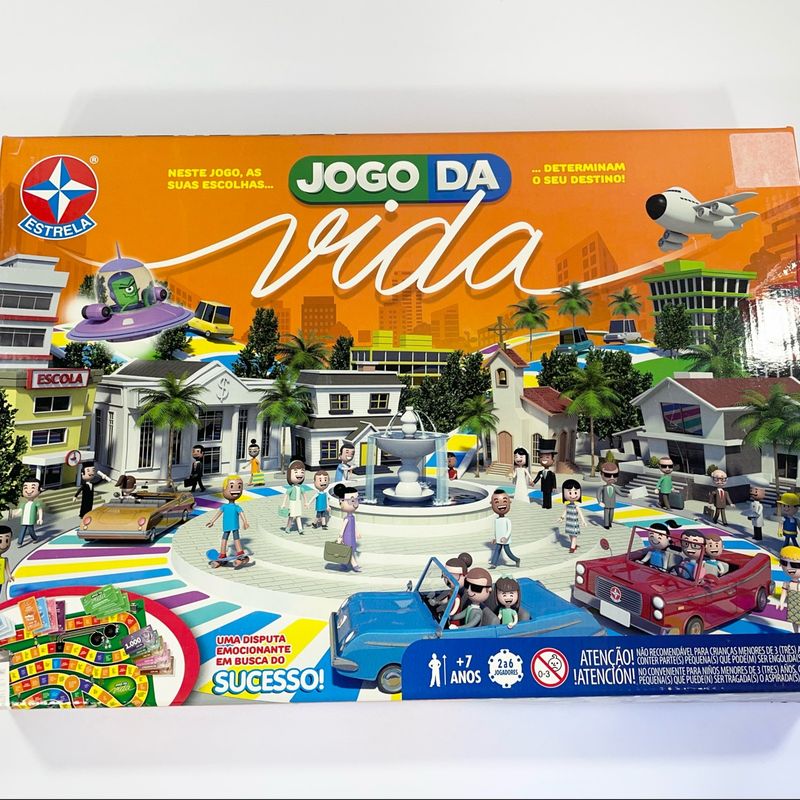 Jogo da Vida Antiga | Jogo de Tabuleiro Estrela Usado 19320815 | enjoei