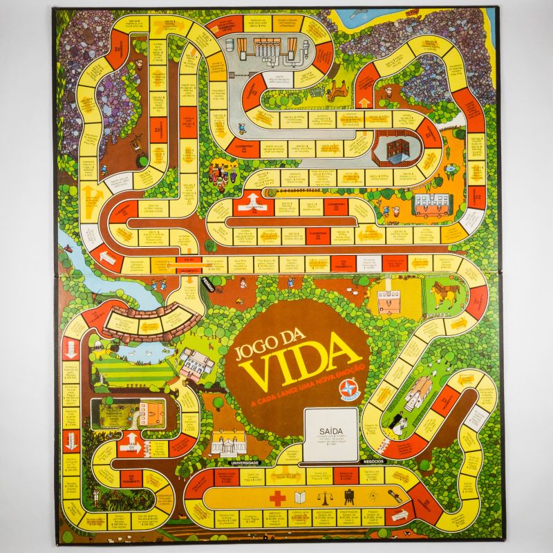 O Tabuleiro Do Jogo Da Vida Kit Jogo Da Vida + Detetive Jogos De