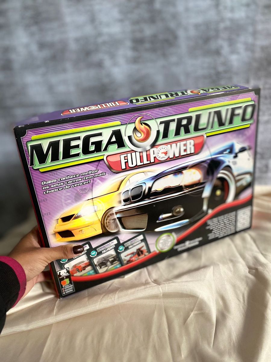 Jogo de Tabuleiro Mega Trunfo Fullpower Grow | Brinquedo Grow